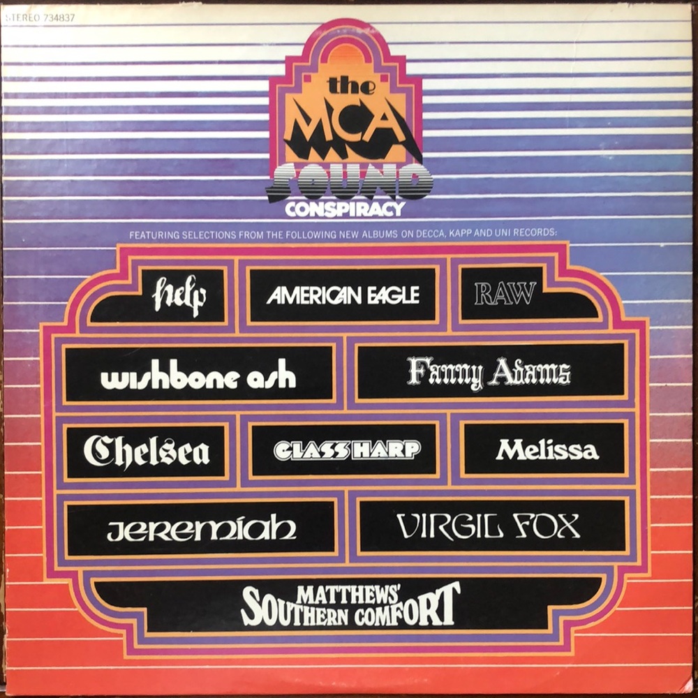 The MCA Sound Conspiracy Vinyl Lp '71